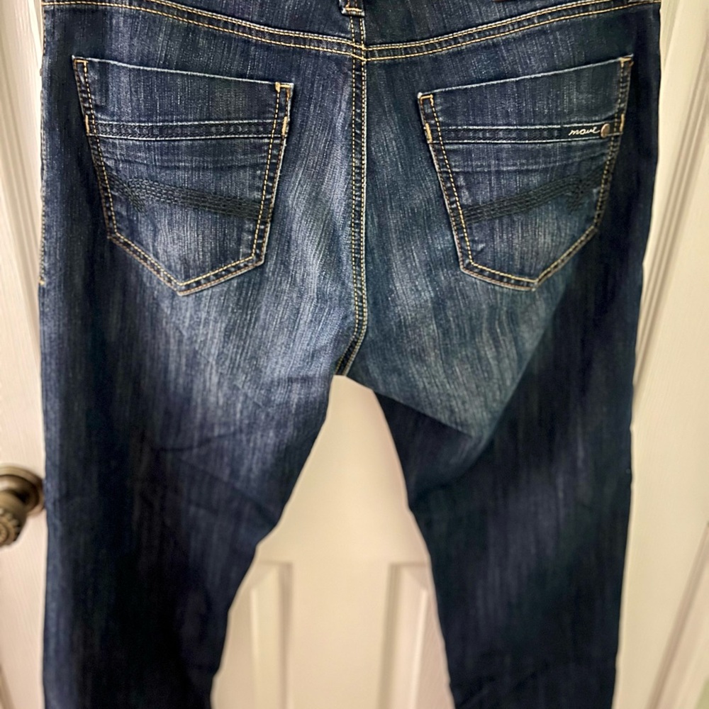 Mavi Blue Denim Men’s 32/32 Jeans with Detailed Accents Zach Straight Leg - Picture 3 of 9